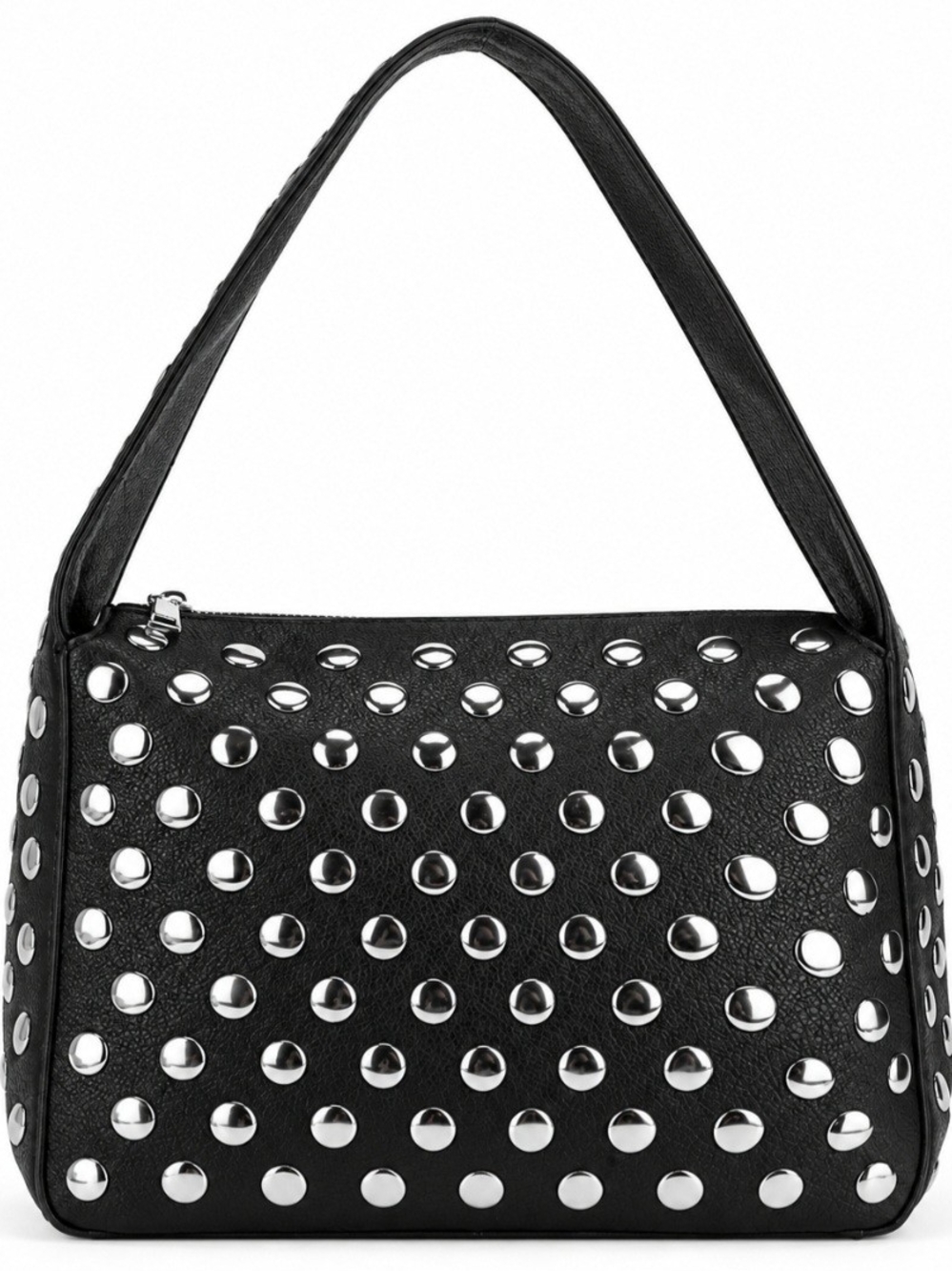 NWT Black Studded Y2K Shoulder Bag Punk Purse